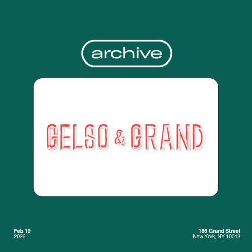 Gelso & Grand dinner graphic