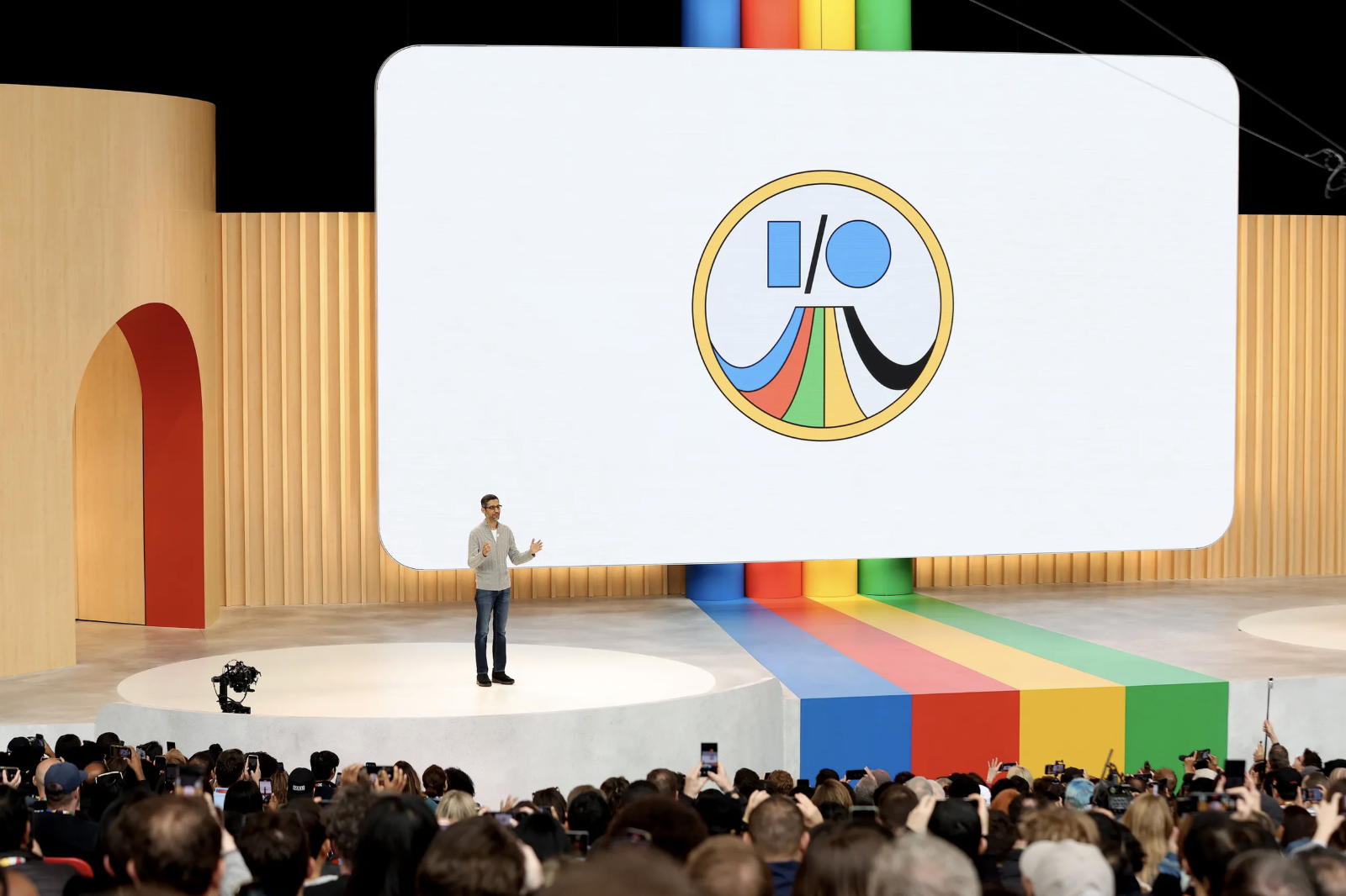 Google I/O stage