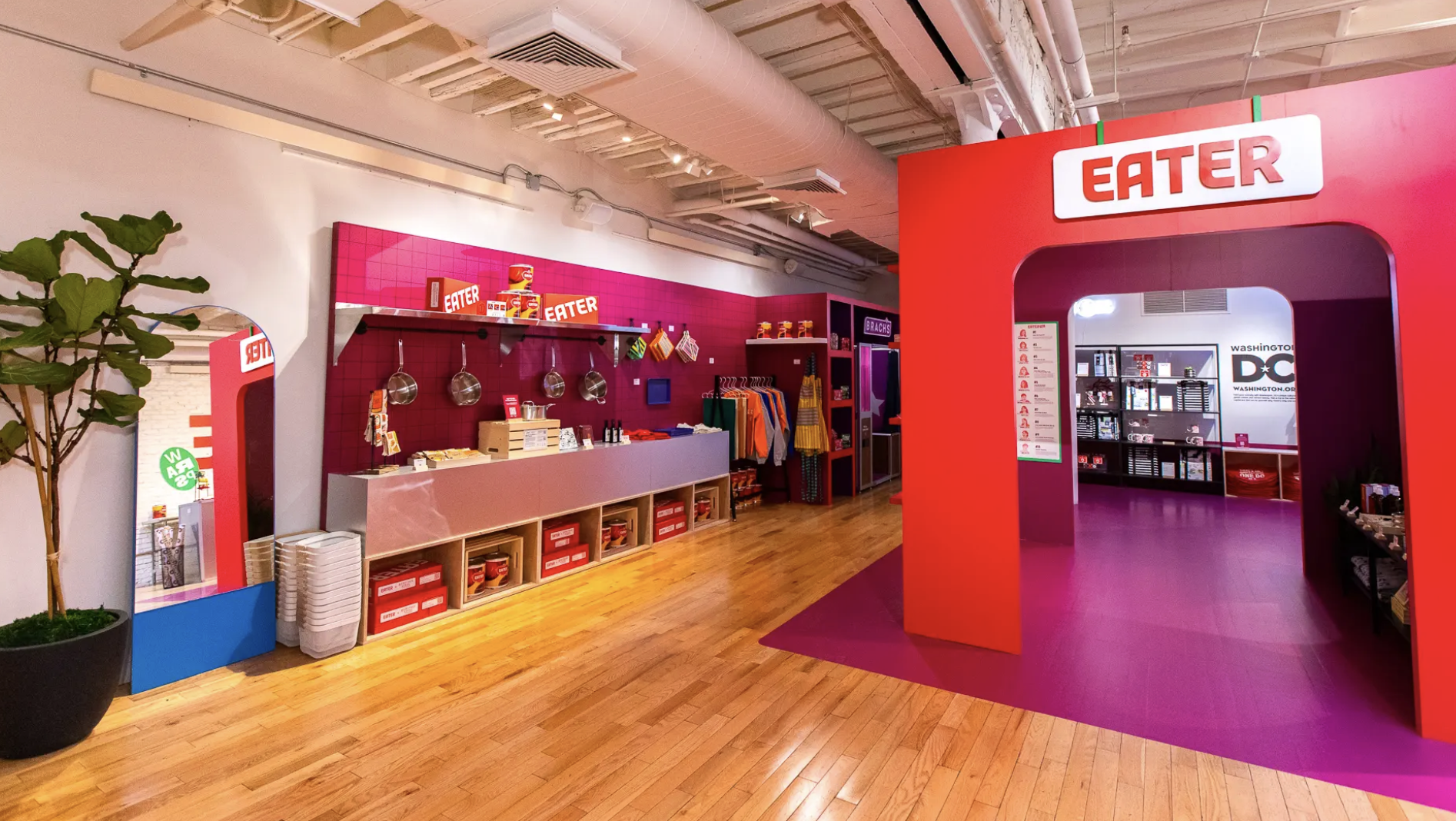 Eater Holiday Pop-Up interior